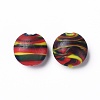 Handmade Frosted Lampwork Beads LAMP-H058-05-2