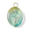 Transparent Glass Pendant PALLOY-JF02256-2