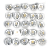 Natural Quartz Crystal Rune Stones PW-WGED742-01-1