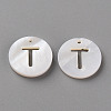 Natural Freshwater Shell Pendants SHEL-Q311-008T-1