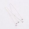 925 Sterling Silver Flat Head Pins STER-K017-20mm-S-2