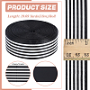 Polyester Stripe Ribbon OCOR-WH0078-507B-2