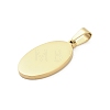 304 Stainless Steel Stamping Blank Tag Pendants STAS-H333-02G-2
