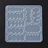 DIY Irregular Shape Cabochon Silicone Molds for Hair Clips DIY-L069-01A-3