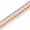 Cubic Zirconia Classic Tennis Bracelet ZIRC-S067-073G-NF-2