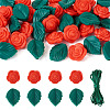 DIY Rose Flower Nursing Necklaces Making Kit for Kids Chewing Teething DIY-TA0006-35-11