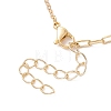 Brass Cable Chain Paperclip Chain Bracelet Making AJEW-JB01466-4