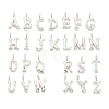 26Pcs 26 Styles 925 Sterling Silver Charms STER-B010-03S-1