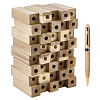 40Pcs Wood Craft Block WOOD-PH0004-11-1