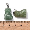 Natural Green Aventurine Pendants G-B127-08P-05-4