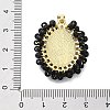 Rack Plating Brass Charms KK-M082-01F-2