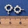 Brass & Cubic Zirconia Tube Bails KK-L270-09S-3