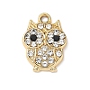 Alloy Rhinestone Pendants RB-CBA9733-02G-1