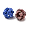 Polymer Clay Rhinestone Beads RESI-D015-01-2