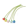 Flower Acrylic Bookmarks AJEW-TA00064-2