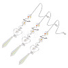 3Pcs Alloy Planet Moon Hanging Ornaments HJEW-TA00367-2