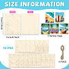 20Pcs Rectangle Unfinished Plywood Picture Sets DIY-WH0899-763-2