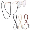 3Pcs 3 Colors PU Leather Eyeglass Chains AJEW-CL0005-86-7