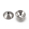 Tarnish Resistant 304 Stainless Steel Bead Caps STAS-I019-4mm-2