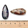 Dyed Natural Imperial Jasper Pendants G-H355-03-3