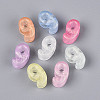 Luminous Frosted Transparent Acrylic Beads TACR-T029-21J-2