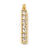 Ion Plating(IP) 304 Stainless Steel Rhinestone Pendants STAS-S131-09G-1