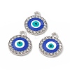 Alloy Crystal Rhinestone Pendants FIND-C019-15P-4