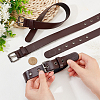 Imitation Leather Coat Cuff Belt FIND-WH0111-387A-3