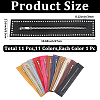 11Pcs 11 Colors Garment Accessories FIND-CL0001-90-2