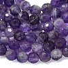Natural Chevron Amethyst Beads Strands G-B165-A09-6mm-3