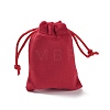 Velvet Jewelry Drawstring Storage Pouches ABAG-P013-02A-3