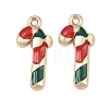 Christmas Alloy Enamel Pendants FIND-I067-02KCG-13A-1