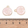 Alloy Enamel Pendants AL-CBAE435-12G-05-3
