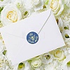 Paper Self Adhesive Gold Foil Embossed Stickers DIY-WH0434-012-5