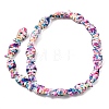 Dyed Synthetic Turquoise Beads Strands GG-CBAAE19-08C-2