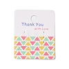 Rectangle Paper Earring Display Card with Hanging Hole CDIS-C004-01E-2