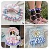 10Yards Polyester Lace Ribbon OCOR-TA0004-26G-8