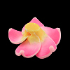 Handmade Polymer Clay 3D Flower Plumeria Beads X-CLAY-Q192-15mm-10-2