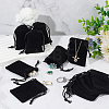  60Pcs Rectangle Velvet Drawstring Pouches TP-NB0001-66A-5