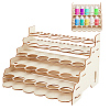 5-Layer Wooden Craft Paint & Brash Rack DIY-WH0401-05-1