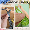 4Pcs 4 Styles Bamboo Crochet Hooks DIY-CL0002-62B-5