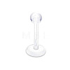 Acrylic 17 Gauge Ball Threadless Labrets WG334A1-02-1