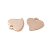 201 Stainless Steel Charms LS-STAS-F039-67-RG-2