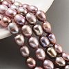 Natural Cultured Freshwater Pearl Beads Strands PEAR-P062-17C-2