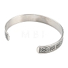 304 Stainless Steel Open Cuff Bangles BJEW-P300-03P-3