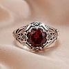 Alloy and Rhinestone Finger Rings for Women FS-WG94321-01-5
