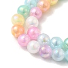 Plating Natural Selenite Beads Strands G-G120-A01-03-06-3