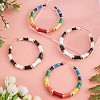 Enamel Bamboo Big Hoop Earrings JE976A-2
