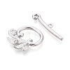 6Pcs Brass Toggle Clasps KK-T073-42P-4