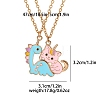 Alloy with Enamel Pendant Necklaces PW-WG4DEBC-01-1